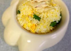 ササミとインゲンの卵炒飯