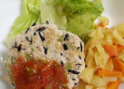 豆腐とひじきのヘルシーハンバーグ