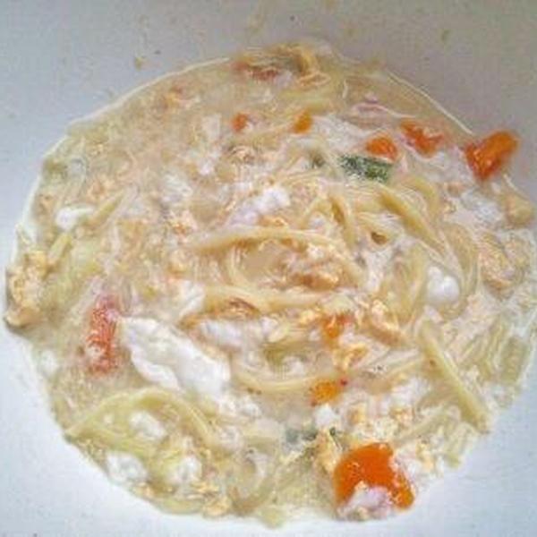 たまごのスパゲッティパスタ風