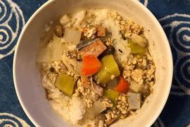 季節の野菜の
雑炊