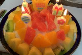 Duffyの誕生日ケーキ
じゃがいもケーキを作りました