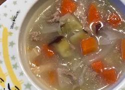 サツマイモと玄米粉の和風シチュー