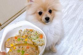 生まれて6ヶ月?
ハーフバースデーおめでとう！?
初めての手作りご飯?