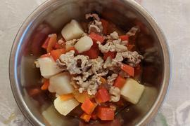 お皿ピカピカまで全部食べました♡ペットフードを食べたがらないので嬉しいです。